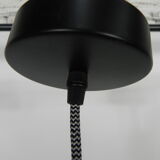 Vintage hanging lamp with aluminum shade