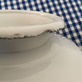 Iron pedestal dish