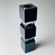 Murano glass vase Sommerso black by Pagnin & Bon, Italy, 1960s
