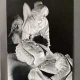 Silver gelatin photograph of Angel and Duchess by Bernard Darot and José Chevreau, 20th century