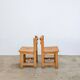 Chaises en pin scandinave, lot de 4