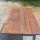 19th century farmhouse table in oak and poplar with spindle legs 198cm