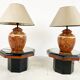 Paire de lampes de table chics, années 1980