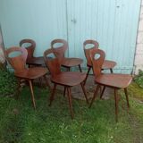 Set of Baumann bistro chairs model "Ant"