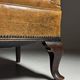 Sheepskin leather classic sofa bench