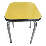 Yellow Formica stool
