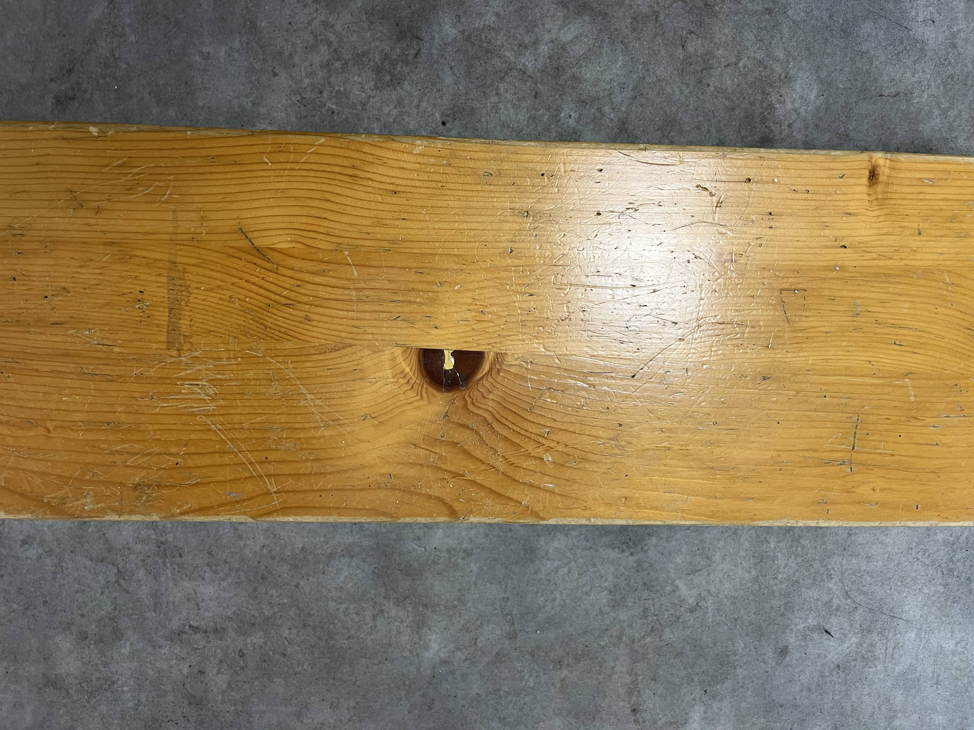 Vintage solid pine bench 150 cm