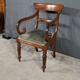 Armchair with Mahogany Crosses, Victorian period, England – 2nd part 19th century