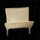 Wicker magazine rack from the 69s/70s, very good condition