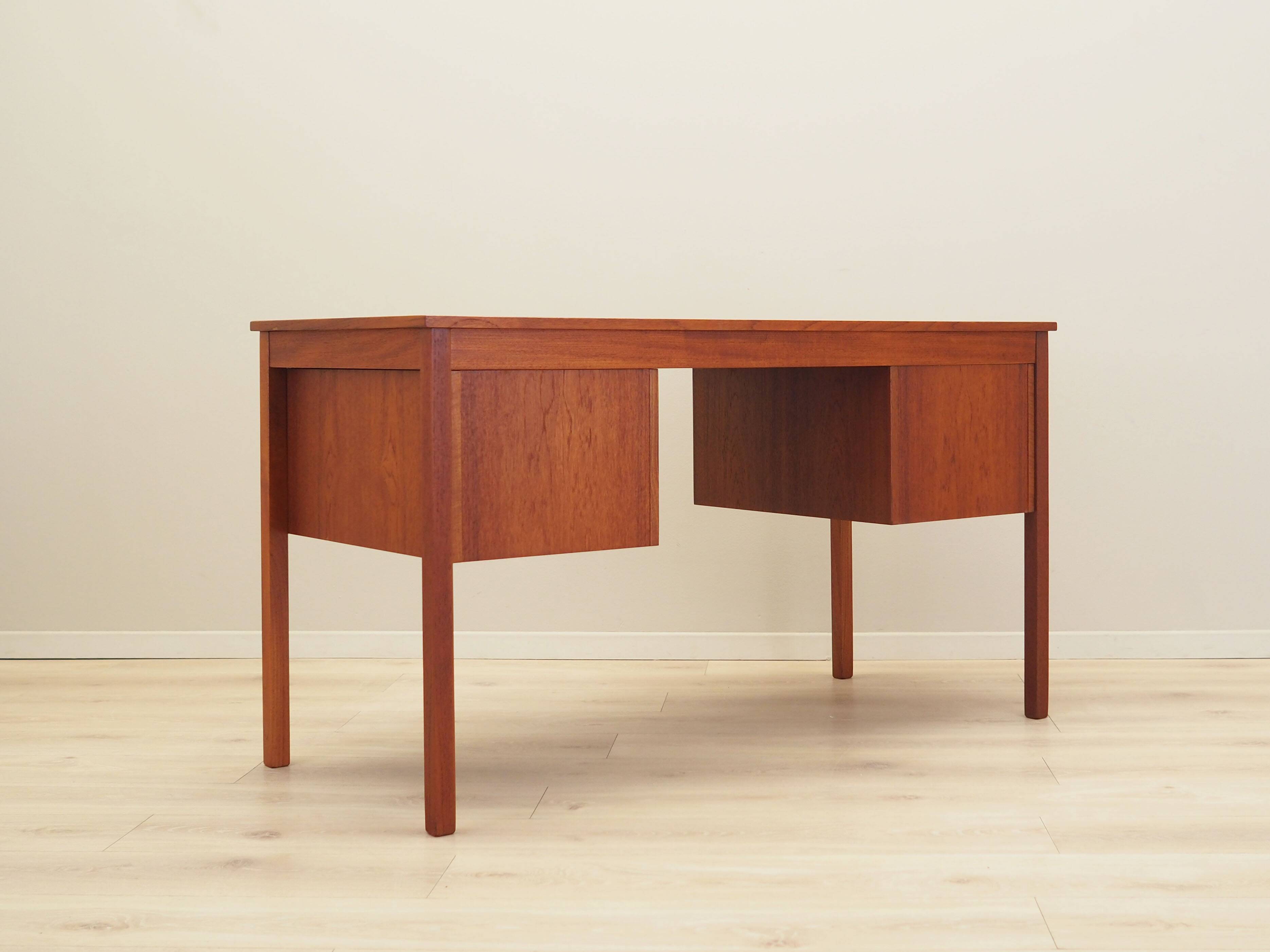 Teak desk, Danish design, 1970s, production: Denmark