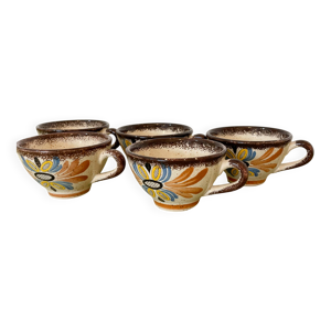 Lot 5 tasses vintage