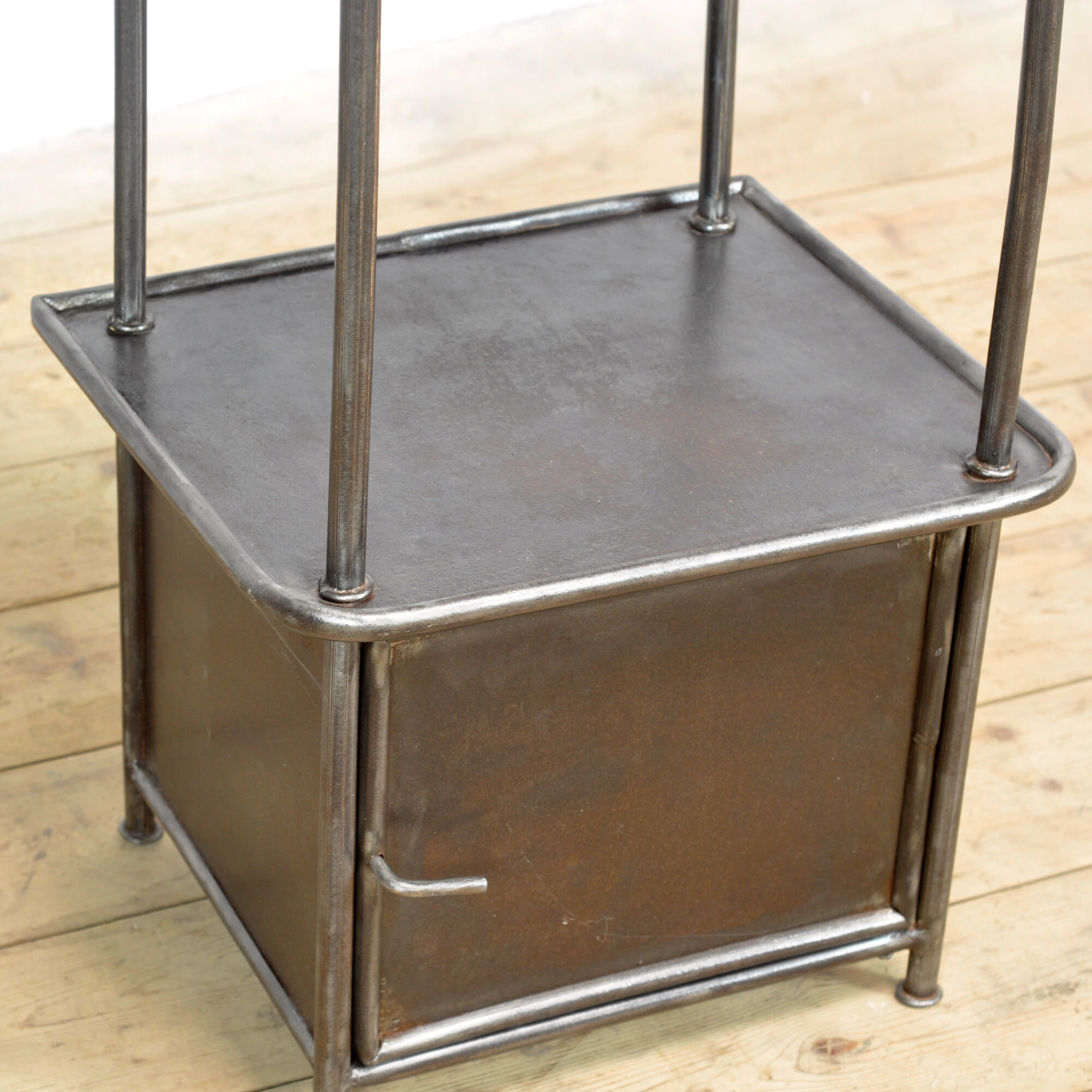 Iron bedside table, 1910s