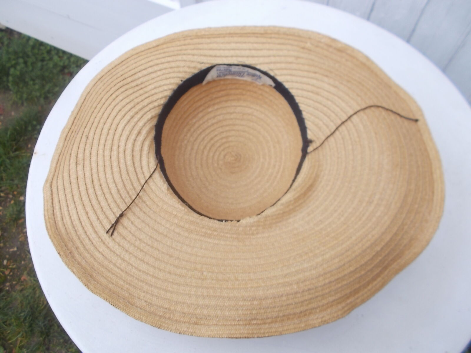 Chapeau paille ancien