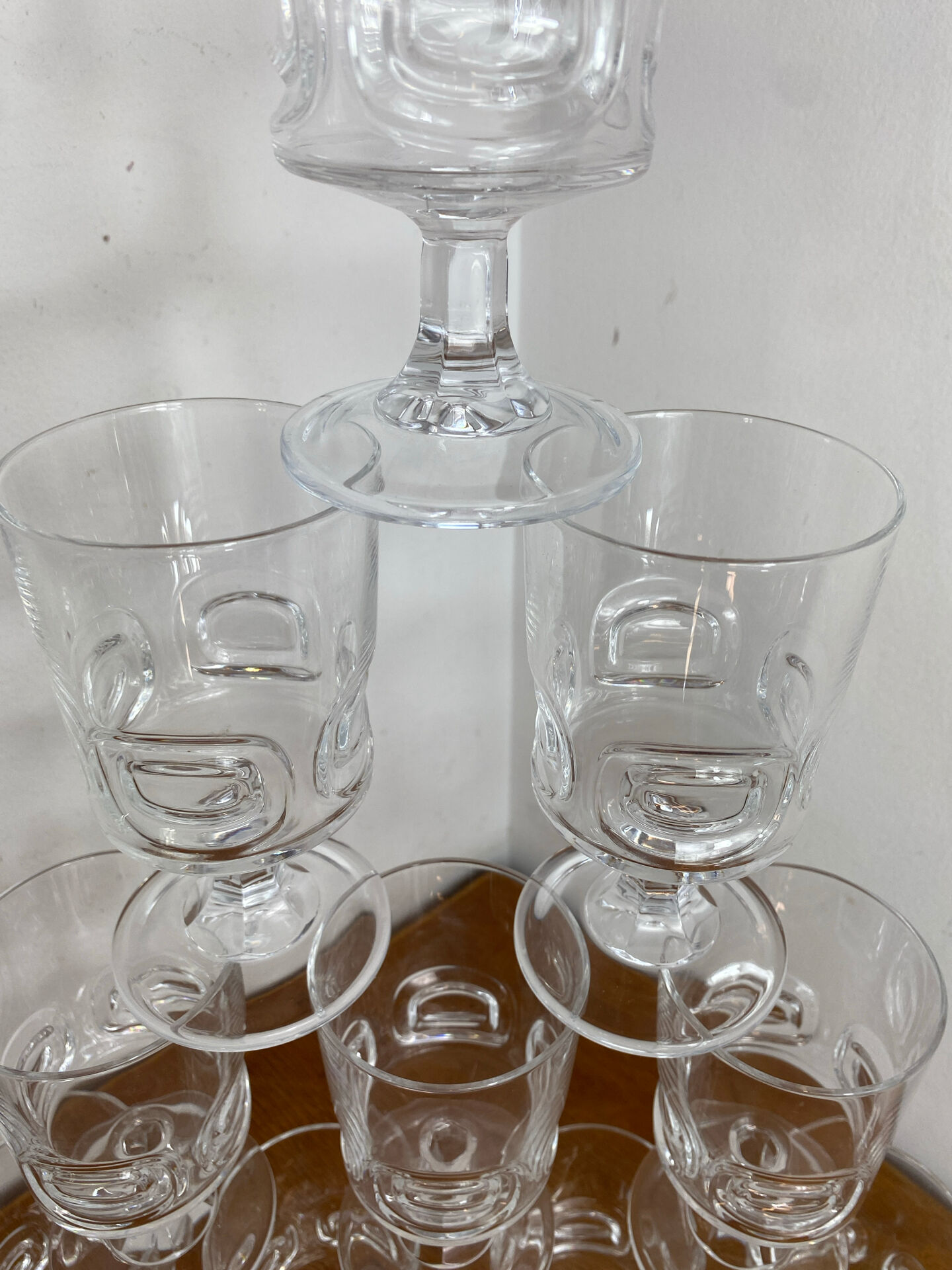 Verres graphique, Cristal D’Arques 