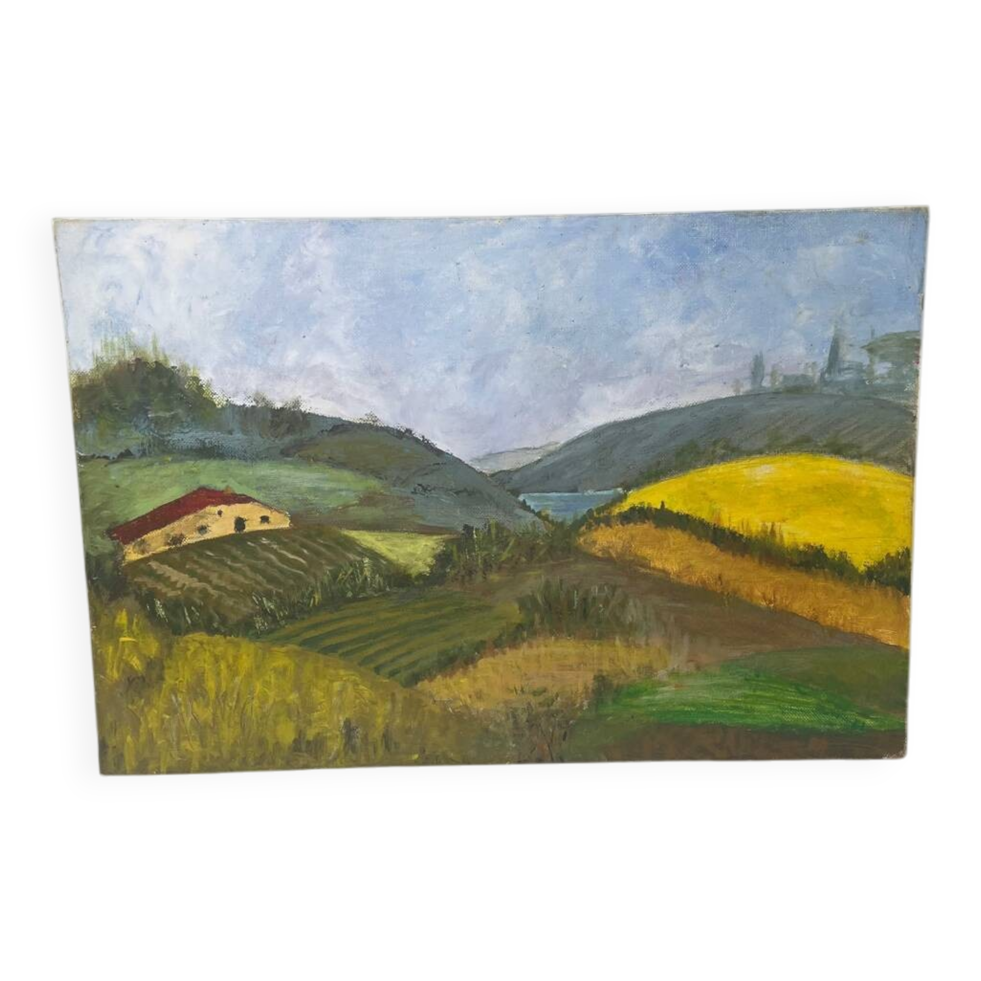 Oil on canvas “Gers Hills”