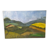 Oil on canvas “Gers Hills”