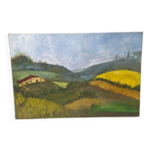 Oil on canvas “Gers Hills”