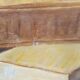 Oil on canvas still life not signed apples pitcher kitchen