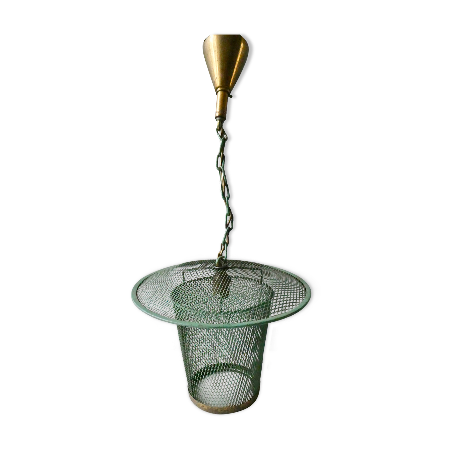 Green expanded metal suspension, 50s-60s