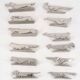 Aristide Colotte, 12 animal-shaped knife rests, Art Deco, excellent condition, case.