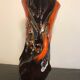 Vintage Vase Vallauris with red and brown handles XXth