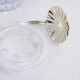 Glass ice bucket with spoon 1970