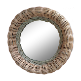 Miroir rotin 24 cm