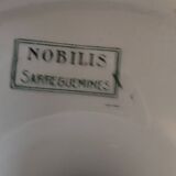 Sarreguemines iron earth compote dish