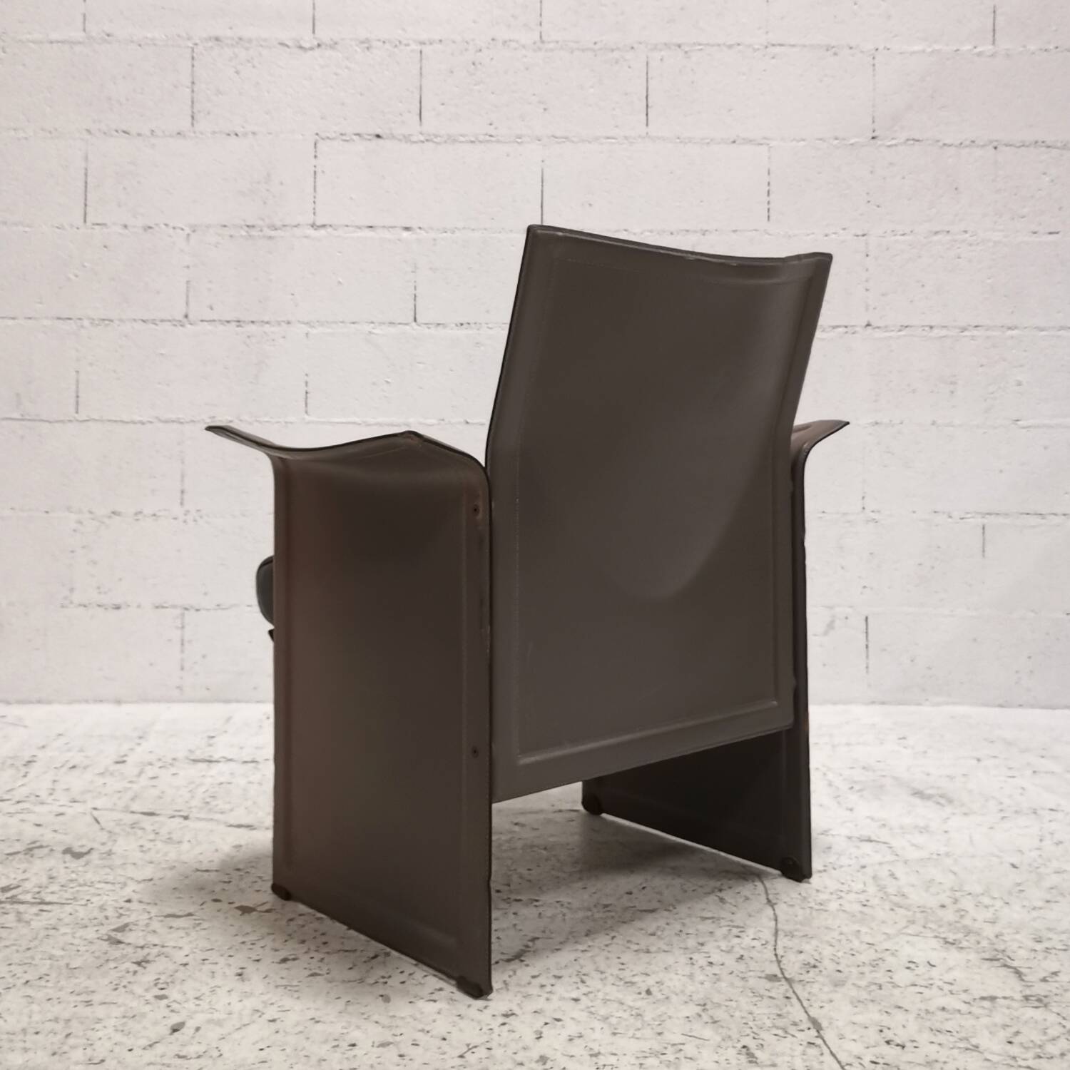 Large Korium armchair(s), design by Tito Agnoli, Matteo Grassi, 1980