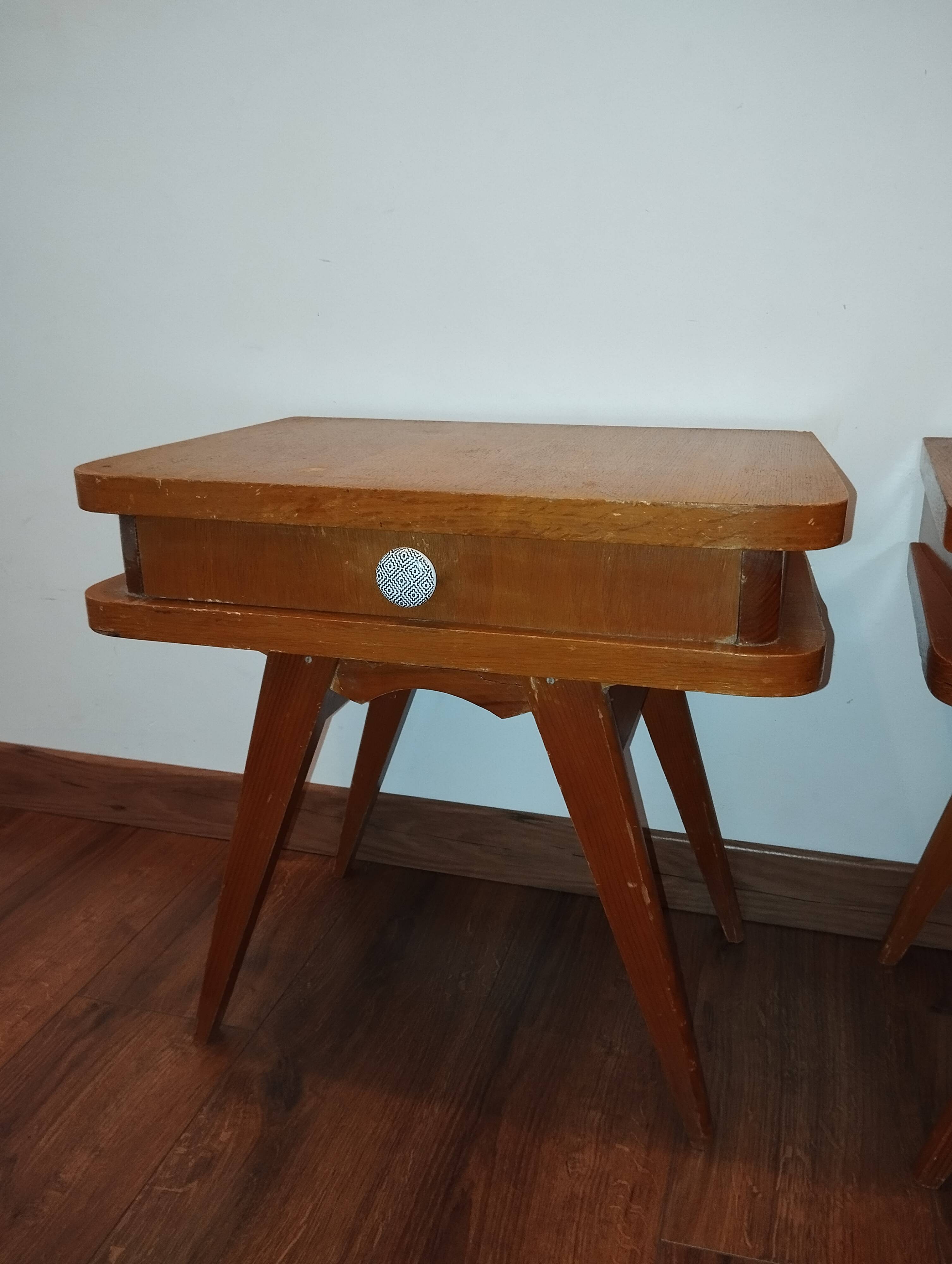 Vintage bedside duo