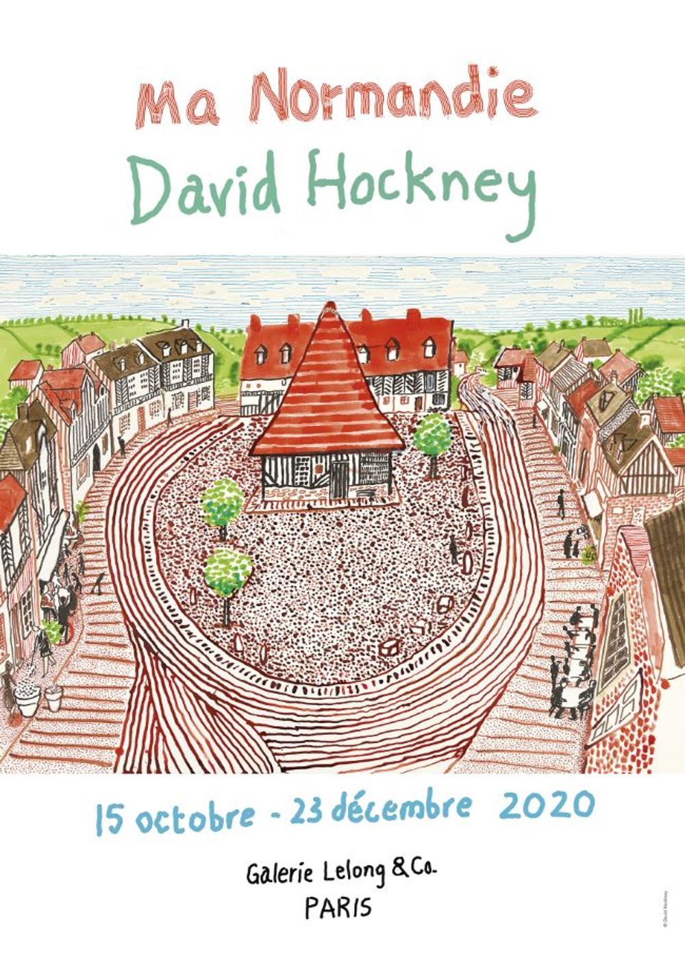 Poster David Hockney, My Normandy