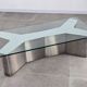 Ypsilon stainless steel table 1970s