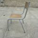 Bureau d’écolier et sa chaise assortie, année 70