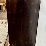 Art Deco shelf in wood and burl