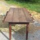 Oak farmhouse table 190cm 6 drawers