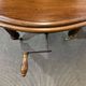 Victorian style oval mahogany table with 1 extension.