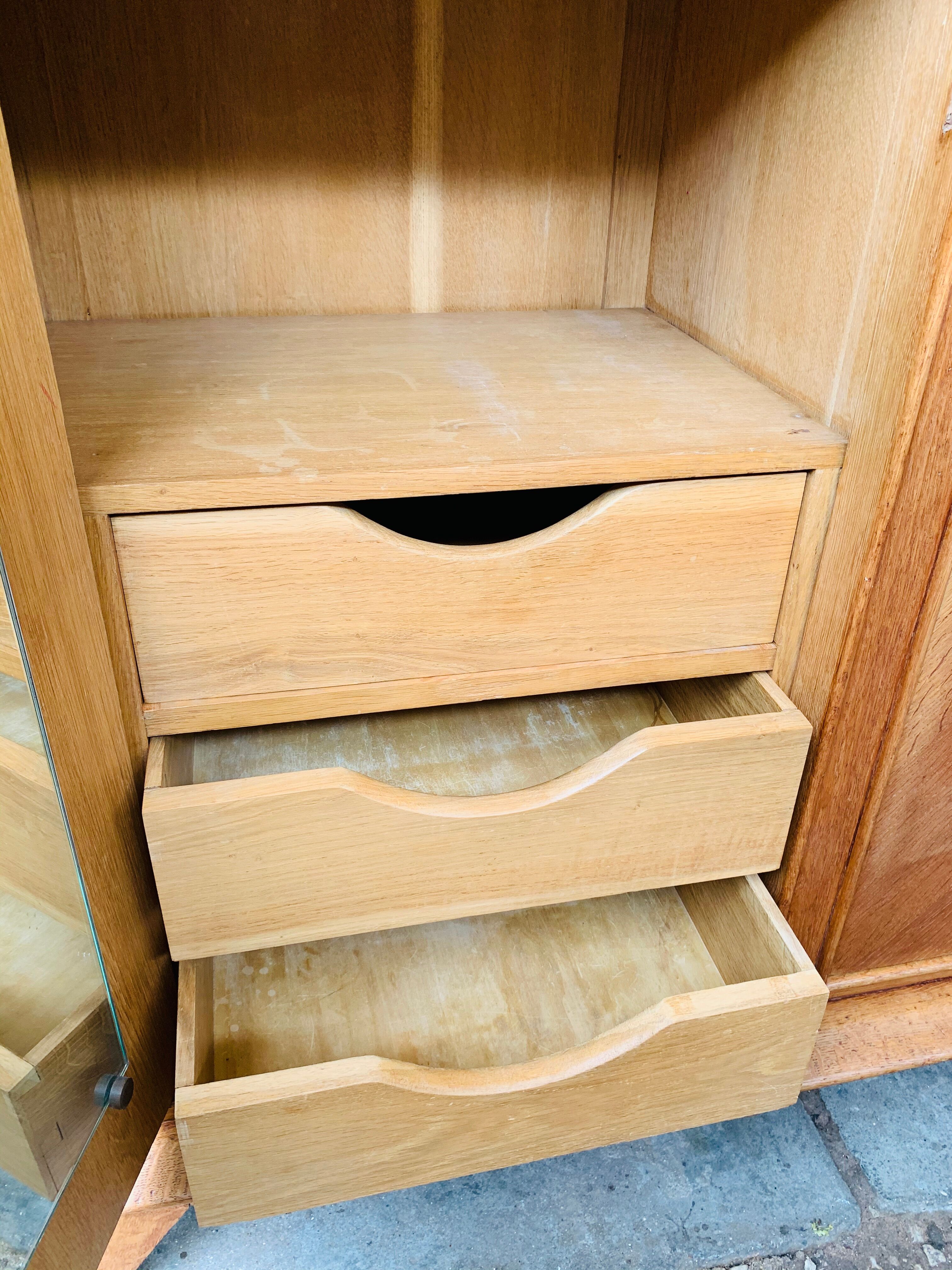 1950 compass foot cabinet