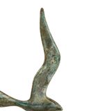 Mid Century Brass Seagull Bird Wall Decoration 35cm