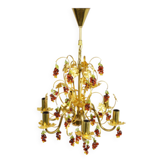 Chandelier  by H. Kogl for Bohemia Cristal, 1970s