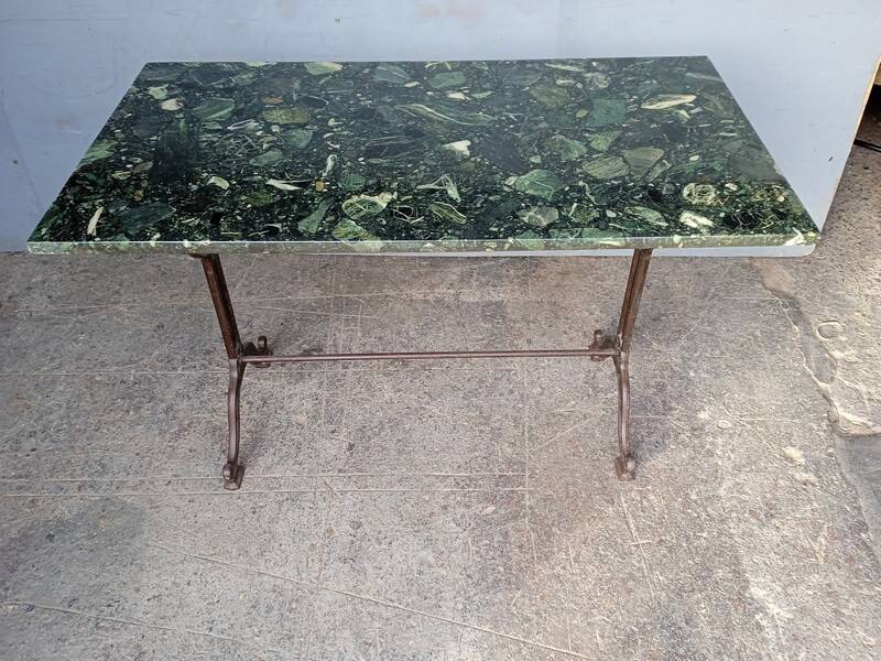 Marble bistro table 110cm