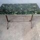 Table bistrot marbre 110cm