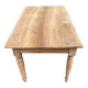 Petite table de ferme compacte 108x70cm décapée style campagne chic