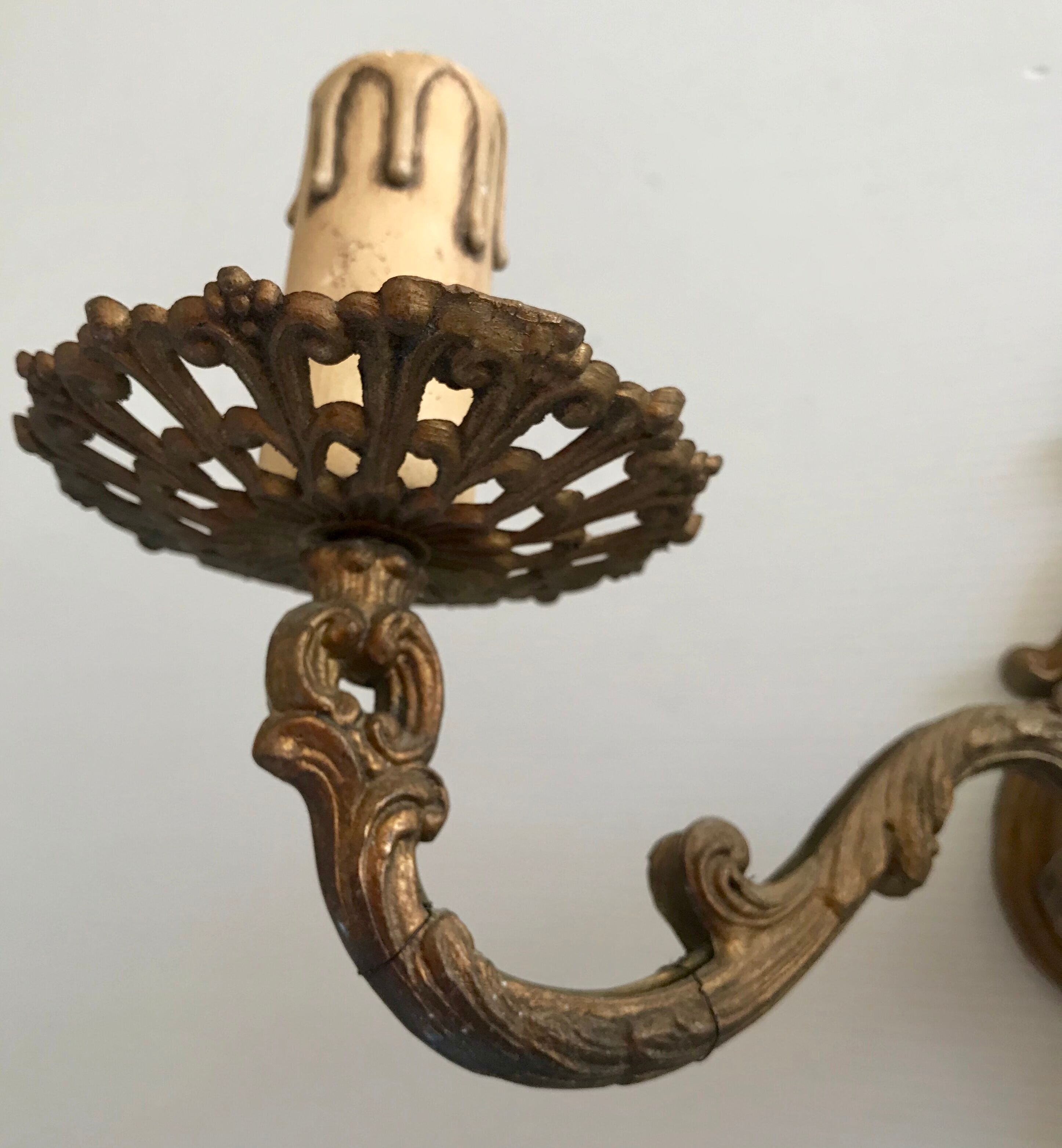 Ancienne applique en bronze Selency