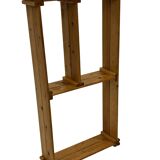 Vintage Wall shelf rack Pinewood wood 70s design