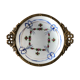 Trinket bowl in brass and porcelain from Paris
