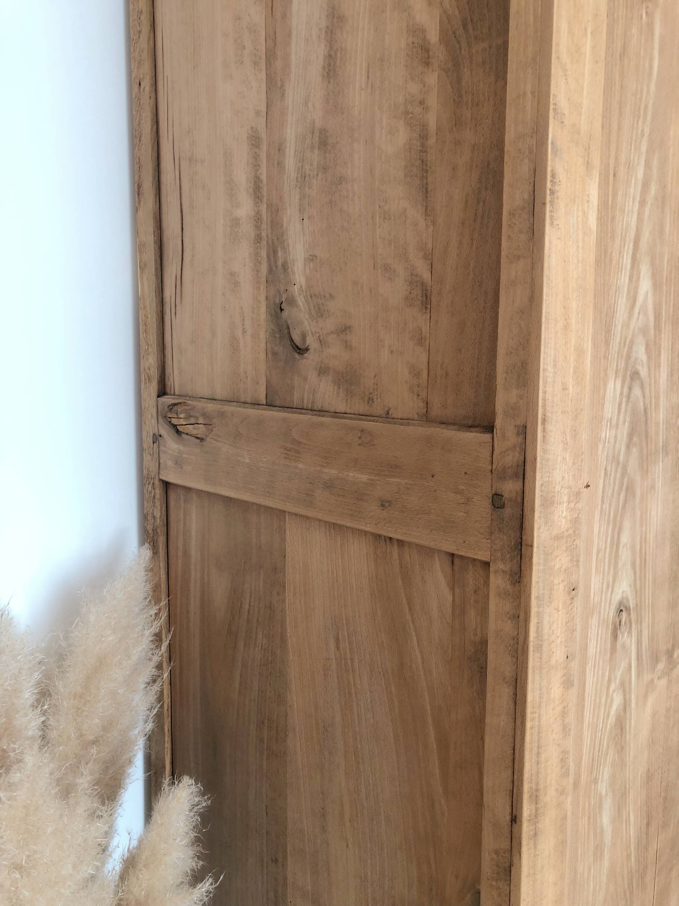 Large walnut wardrobe