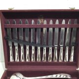 SFAM - Cutlery set 49 pieces Art Deco Silver Metal