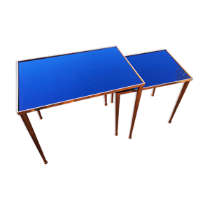 tables gigognes verre