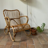 Rattan armchair