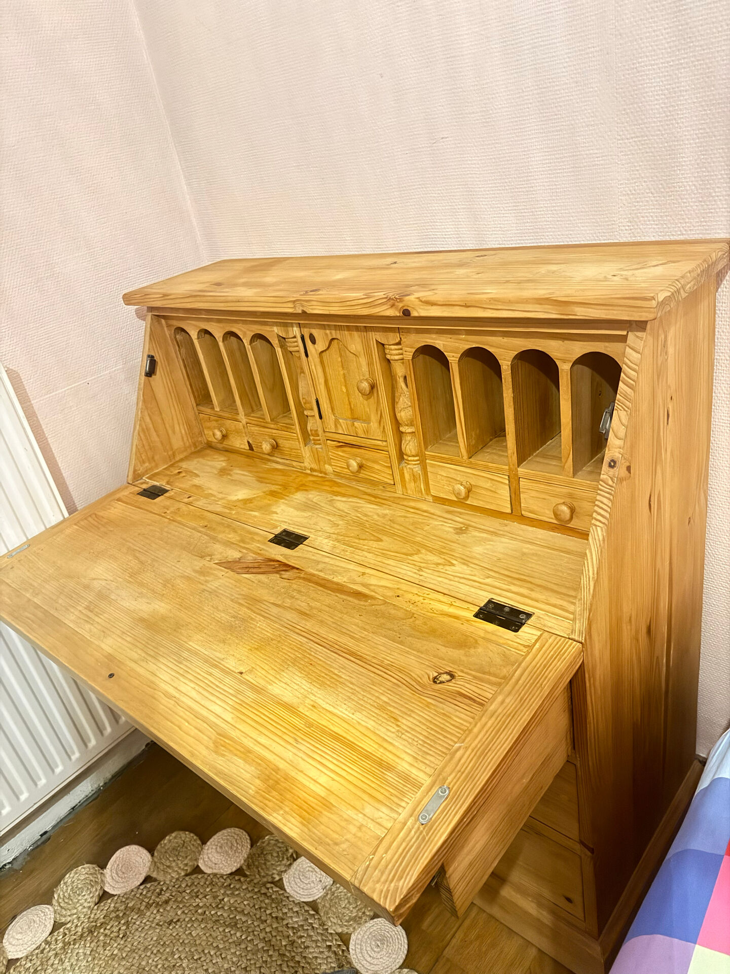 Bureau Pin miel